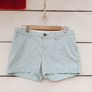 Old Navy Light Blue Polka Dot Women Shorts